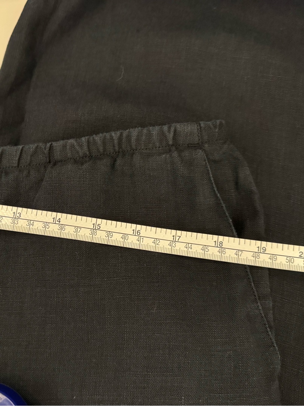 J. Jill Wide Leg Linen Pants in Black